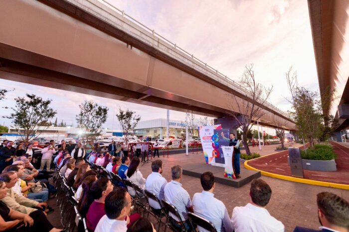 Como regalo para Durango en su 461 Aniversario, Esteban entrega obra del Bajo Puente “Francisco Villa”